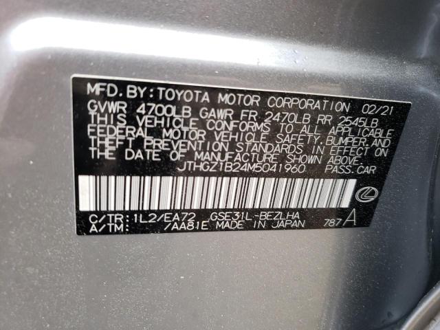 2021 LEXUS IS 350 F-S JTHGZ1B24M5041960