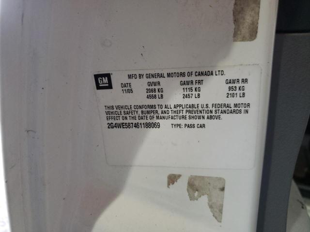 2G4WE587461188069 Buick Lacrosse C 2006. Фото: 9