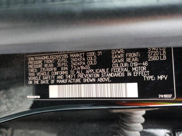 2016 VOLVO XC60 T5 YV440MDJ5G2917295