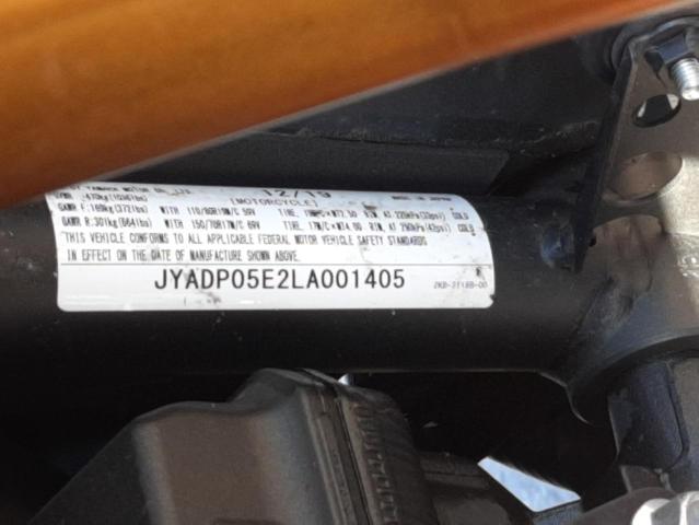 2020 YAMAHA XT1200ZE JYADP05E2LA001405