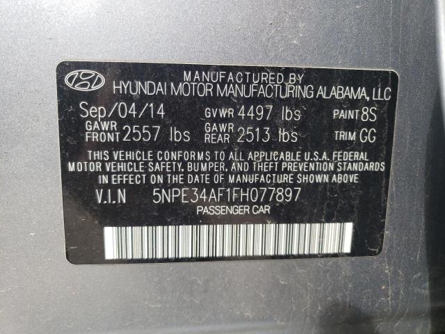 5NPE34AF1FH077897 Hyundai Sonata Spo 2015. Фото: 9