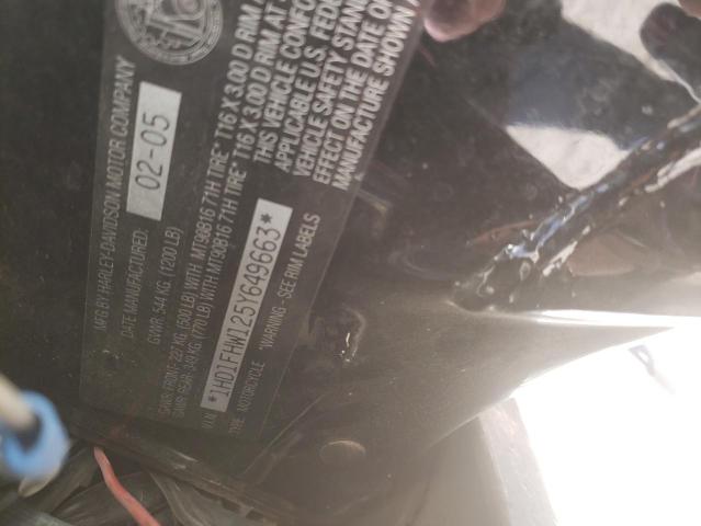 2005 HARLEY-DAVIDSON MOTORCYCLE 1HD1FHW125Y649663