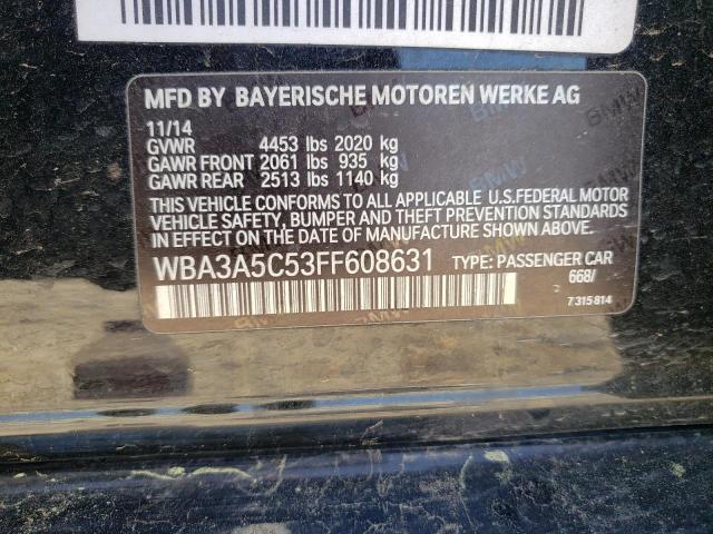 WBA3A5C53FF608631 Bmw 328 I 2015. Фото: 9