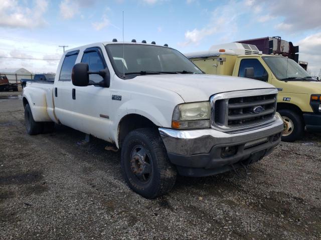 Salvage trucks for sale at Dyer, IN auction: 2004 Ford F350 Super