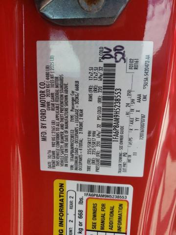 1FA6P8AM9H5238553 Ford Mustang 2017. Фото: 9