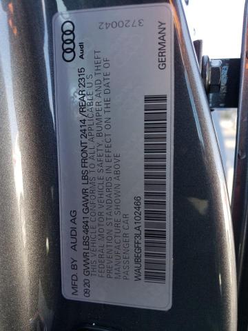 WAUBEGFF3LA102466 Audi A3 S-Line 2020. Фото: 9