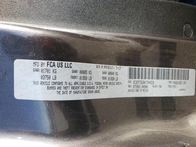2017 FIAT 500 ELECTR 3C3CFFGE8HT704529