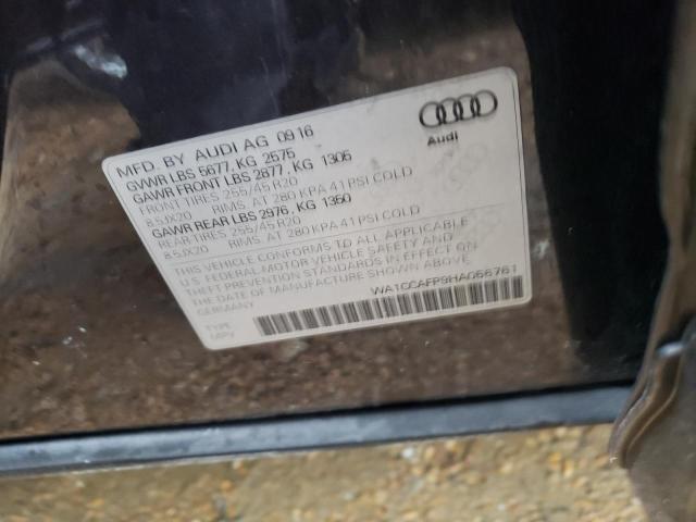2017 AUDI SQ5 WA1CCAFP9HA056761
