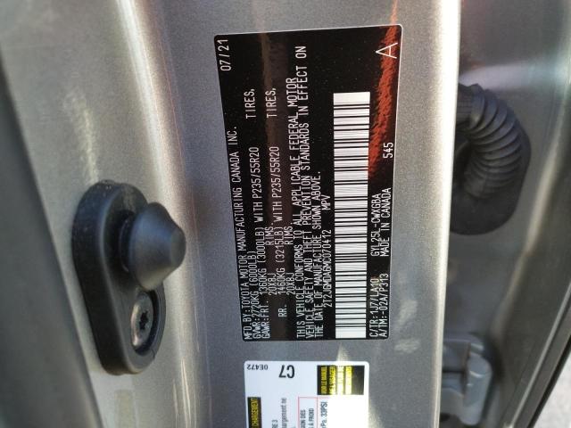 2021 LEXUS RX 450H 2T2JGMDA6MC070412