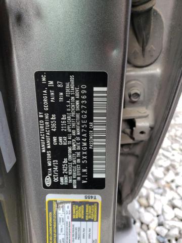 5XXGM4A75EG273690 KIA Optima Lx