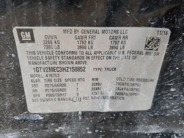 2017 GMC SIERRA K15 1GTV2MEC3HZ158852
