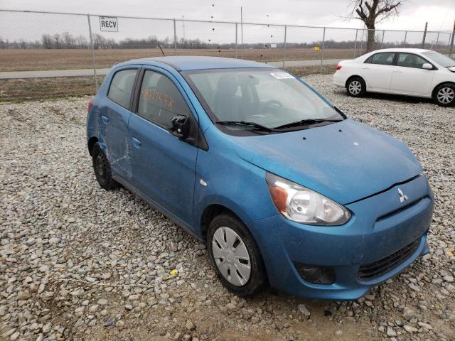 Salvage cars for sale from Copart Cicero, IN: 2015 Mitsubishi Mirage DE