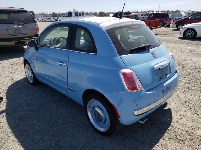 2016 FIAT 500 LOUNGE 3C3CFFCR0GT170563