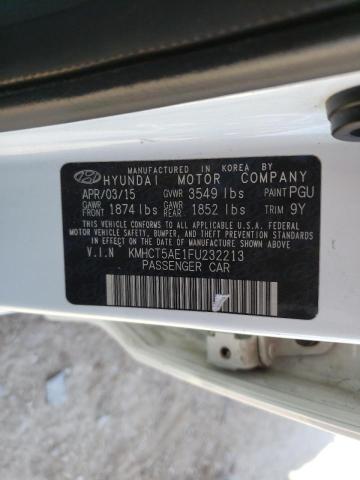 2015 HYUNDAI ACCENT GS KMHCT5AE1FU232213