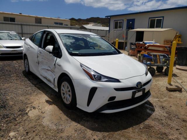 Salvage cars for sale from Copart Kapolei, HI: 2020 Toyota Prius L