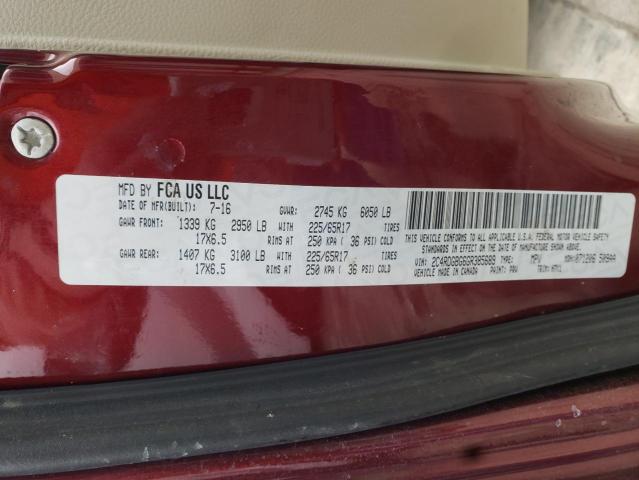 2C4RDGBG6GR385689 Dodge Grand Cara 2016. Фото: 9