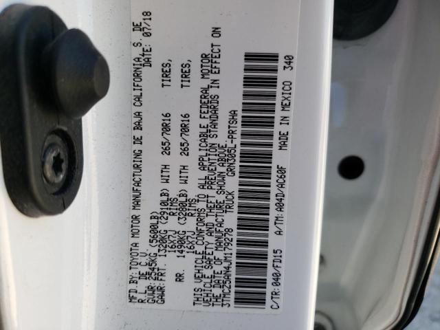 3TMCZ5AN4JM179278 Toyota Tacoma Dou 2018. Фото: 9