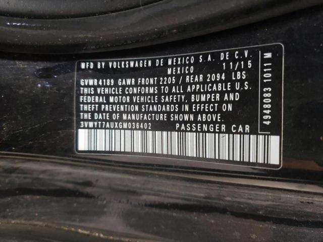 2016 VOLKSWAGEN GTI S/SE 3VWYT7AUXGM036402