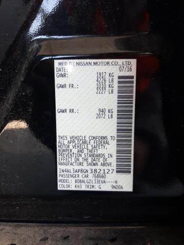 2016 NISSAN ALTIMA 2.5 1N4AL3AP8GN382127
