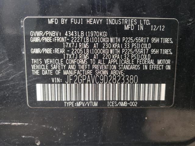 JF2GPAVC9D2823380 Subaru Xv Crosstr 2013. Фото: 9