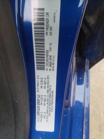 2015 CHRYSLER 200 LIMITE 1C3CCCAB1FN507835