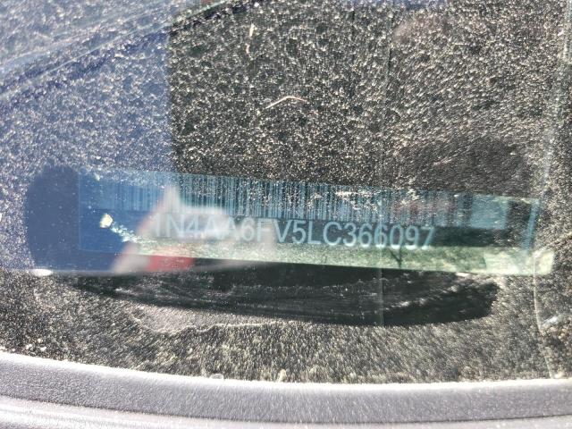2020 NISSAN MAXIMA PLA 1N4AA6FV5LC366097