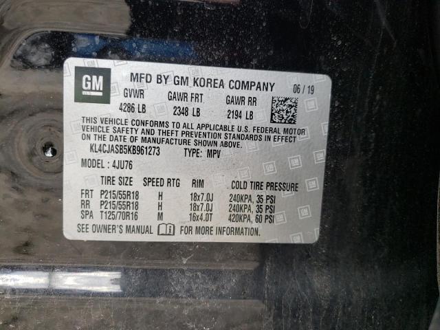 KL4CJASB5KB961273 Buick Encore PRE 10