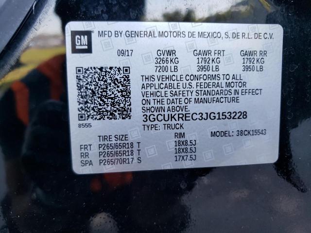 2018 CHEVROLET SILVRDO LT 3GCUKREC3JG153228