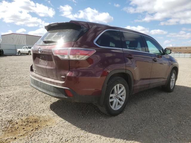 2016 TOYOTA HIGHLANDER 5TDBKRFH0GS292390