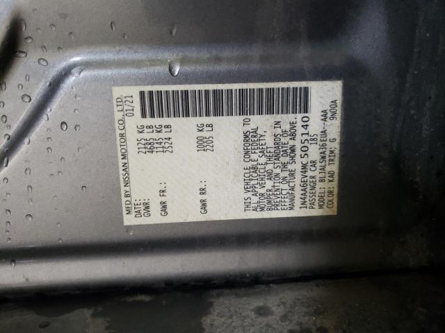 2021 NISSAN MAXIMA SR 1N4AA6EV4MC505140