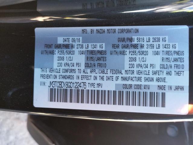 2016 MAZDA CX-9 GRAND JM3TCBDY8G0122476