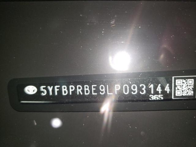 5YFBPRBE9LP093144 Toyota Corolla Le 2020. Фото: 9