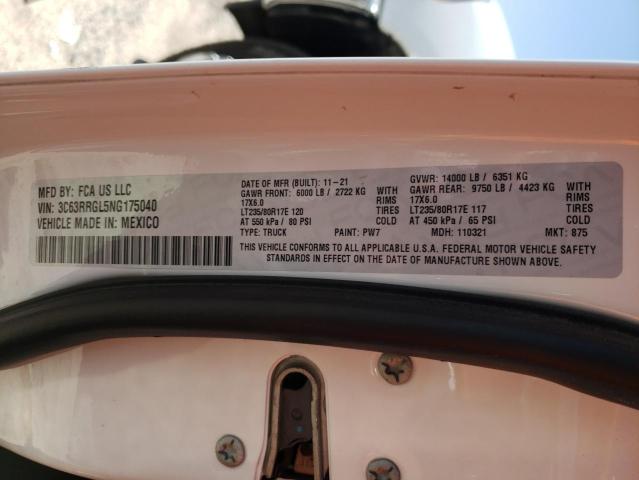 2022 RAM 3500 TRADE 3C63RRGL5NG175040