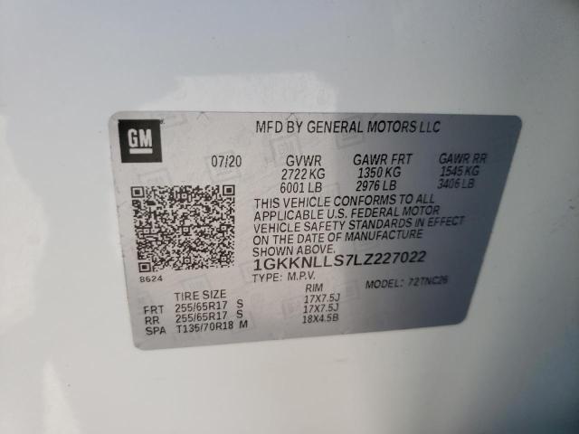 2020 GMC ACADIA AT4 1GKKNLLS7LZ227022