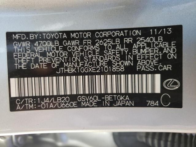 JTHBK1GGXE2101858 Lexus Es 350 2014. Фото: 9