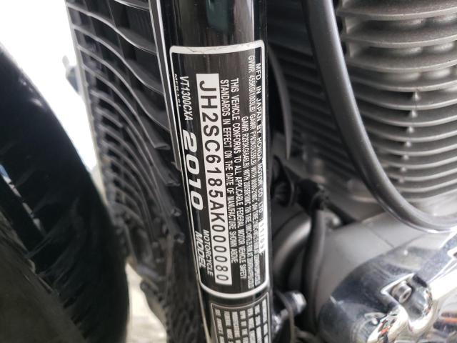 2010 HONDA VT1300 CXA JH2SC6185AK000080