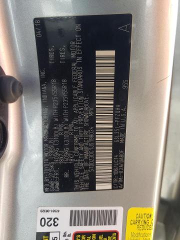 5TDDZ3DC1JS198034 Toyota Sienna Xle 2018. Фото: 9