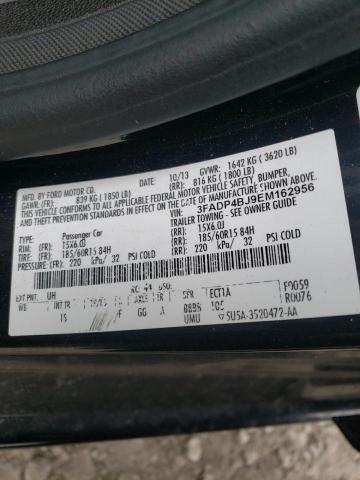 3FADP4BJ9EM162956 Ford Fiesta Se 2014. Фото: 9