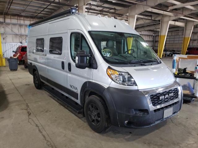 Salvage trucks for sale at Woodburn, OR auction: 2021 Dodge RAM Promaster
