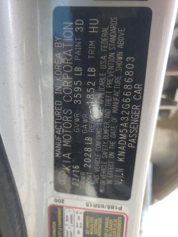 2016 KIA RIO LX KNADM5A32G6686803