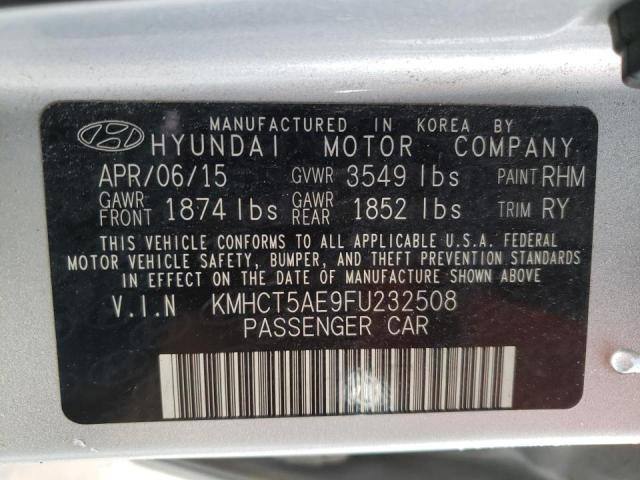 2015 HYUNDAI ACCENT GS KMHCT5AE9FU232508