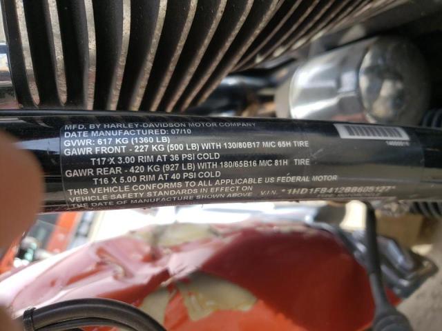 2011 HARLEY-DAVIDSON FLHR 1HD1FB412BB605127