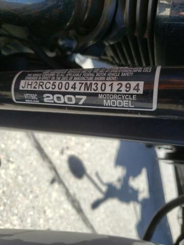 2007 HONDA VT750 JH2RC50047M301294
