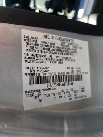 1FAHP3FN3AW111696 Ford Focus Se 2010. Фото: 9
