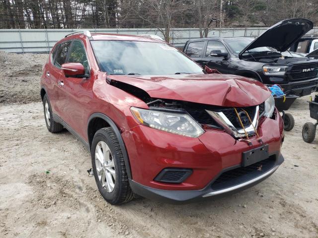 Salvage cars for sale from Copart Mendon, MA: 2015 Nissan Rogue S
