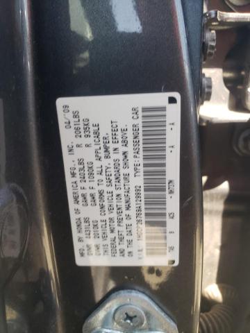 1HGCP26769A129992 Honda Accord Ex 2009. Фото: 9