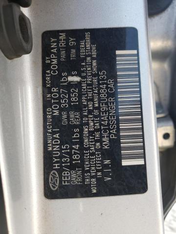 2015 HYUNDAI ACCENT GLS KMHCT4AE9FU884135