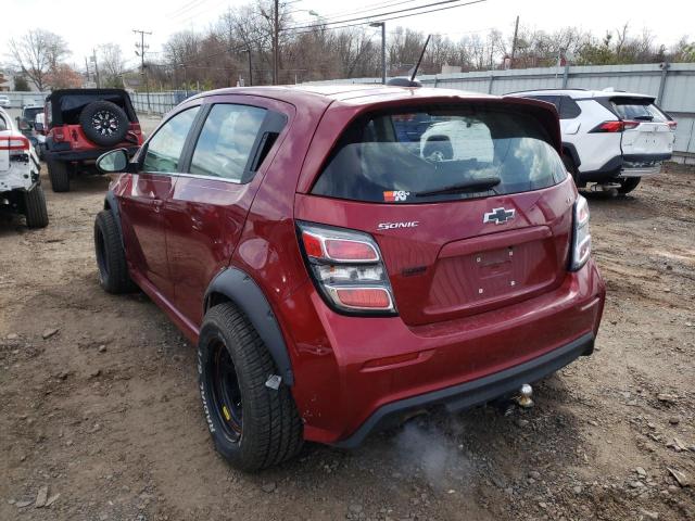 1G1JD6SGXJ4106755 Chevrolet Sonic Lt 2018. Фото: 2