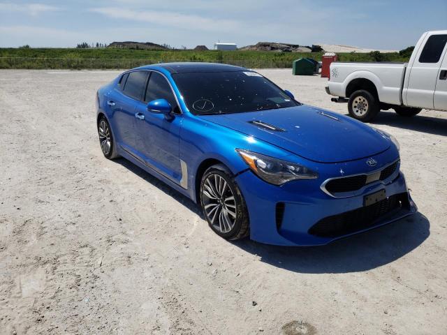 KIA STINGER PR 2019 blue  gas KNAE25LA3K6044752 photo #1