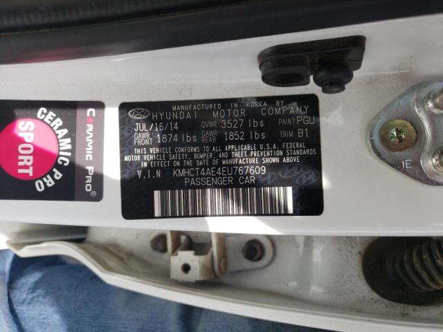KMHCT4AE4EU767609 Hyundai ACCENT GLS